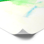 Geloof oliepastel Aquarelle Poster (Hoek)