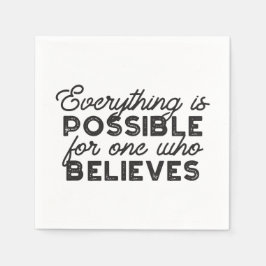 Geloof Onbegrensd - 'Alles is mogelijk' Citaten Servet