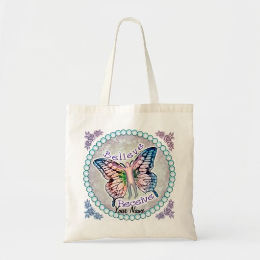 Geloof Ontvang Tote Bag (Voorkant)
