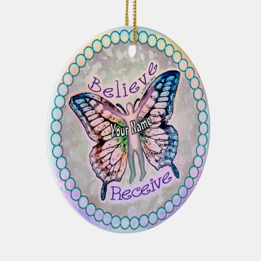 Geloof ontvangen keramisch ornament (Rechts)