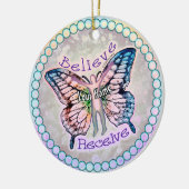 Geloof ontvangen keramisch ornament (Links)