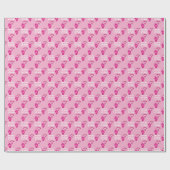 GELOOF OVER ANGST Aangepaste borstkanker Bewustzij Cadeaupapier (Vlak)