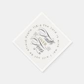 Geloof over angst Bijbelvers Motivatie Servet (Hoek)