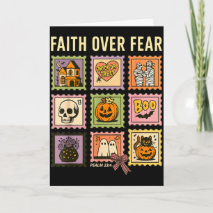 Geloof Over Angst Christelijke Halloween Stempel G Kaart