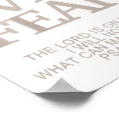 Geloof over angst Christelijke paasjeugd tiener me Poster (Hoek)