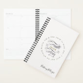 Geloof over angst gepersonaliseerde bijbel vers planner (Display)