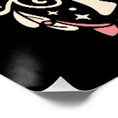 Geloof over angst groovy Christelijk Perfect Poster (Hoek)