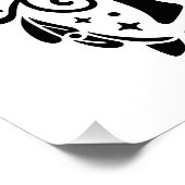 Geloof over angst groovy Christelijk Perfect Poster (Hoek)