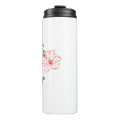 Geloof over angst Inspirerend thermische tumbler Thermosbeker (Voorkant)