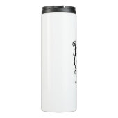 Geloof over angst Inspirerend thermische tumbler Thermosbeker (Achterkant)