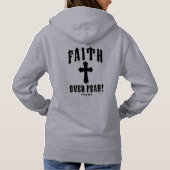 Geloof Over Angst Psalm 56:3 Hoodie (Achterkant)