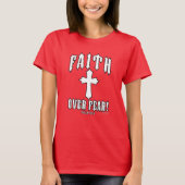 Geloof Over Angst Psalm 56:3 T-shirt (Voorkant)