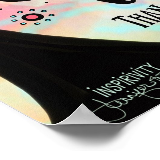  Geloof over Angst Quote Tree Poster (Hoek)