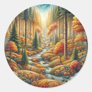 geloof over angst ronde sticker