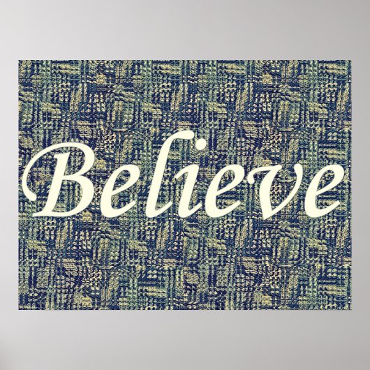 Geloof over panelen poster (Voorkant)