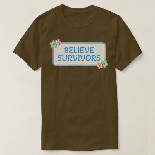 Geloof overlevenden t-shirt (Design voorkant)