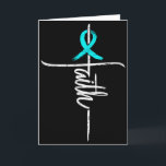 Geloof Pcos Bewustzijn Kruis Christelijk Lint Groe Kaart<br><div class="desc">Geloof Pcos Bewustzijn Kruis Christelijk Lint Groenblauw Steun</div>