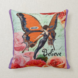 Geloof Pillow - Paars Kussen