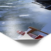 Geloof - Polar Express trein Foto Afdruk (Hoek)