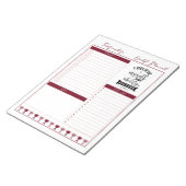 Geloof positieve bevestigende offerte voor dagelij notitieblok (Schuin)