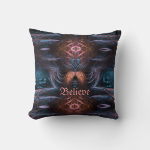 Geloof positieve Visionary Fractal Art Cushion Kussen