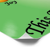 Geloof Poster vrucht van de Geest Schrift (Hoek)