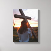 Geloof- Premium canvas met spijkerframe (glans) Afdruk (Voorkant)