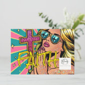 geloof Print Kaart (Staand voorkant)