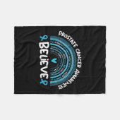Geloof Prostaatkanker Awareness Month _ Prostaat Fleece Deken (Voorkant (Horizontaal))
