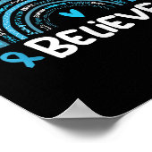 Geloof Prostaatkanker Awareness Month _ Prostaat Poster (Hoek)