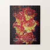 Geloof Psalm Gladiolus Bloem Puzzel Legpuzzel (Verticaal)
