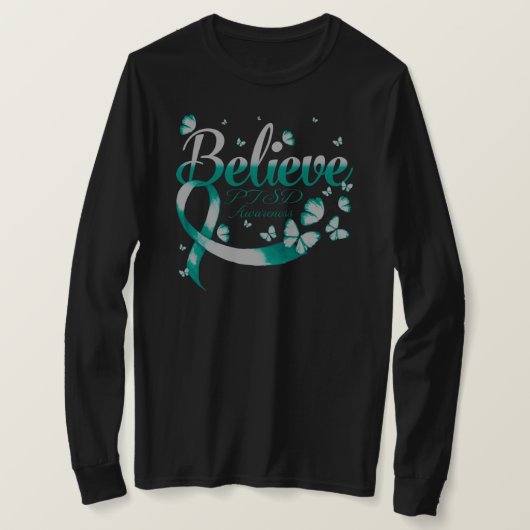 Geloof PTSD Butterfly T-shirt (Design voorkant)