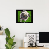 Geloof Pug Frog Poster (Thuiskantoor)