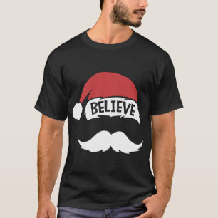 Geloof Quote Santa Hat Mustache Family Reunion Ch T-shirt