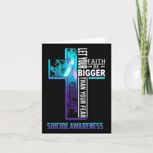 Geloof Quote voor Geestelijke Gezondheid Zelfmoord Kaart