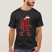 Geloof Red Pset Bigfoot Kerstmis Sasquatch Sant T-shirt (Voorkant)