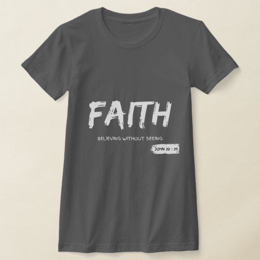 Geloof, religieus shirt (Laagn)