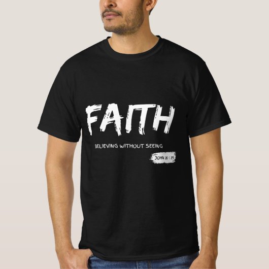 Geloof, religieuze kleding T-shirt (Voorkant)