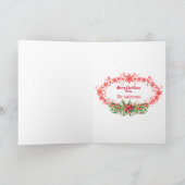 Geloof! / Rode sterren Kerstmis fotosjabloon Feestdagen Kaart (Binnen)