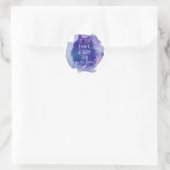 Geloof Ronde Sticker (Tas)