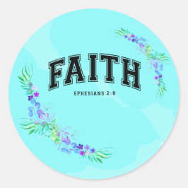 Geloof Ronde Sticker