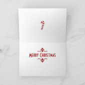 Geloof - rood feestdagen kaart (Binnen)