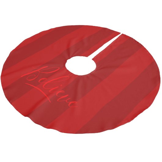 Geloof (rood) kerstboom rok (Gekanteld)