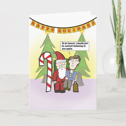 Geloof (Rough Year) Grappige Vakantie Kaart (Voorkant)