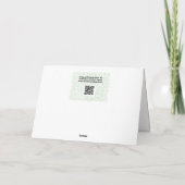 Geloof  Roze Hibiscus Bloem Art Note Kaart (Achterkant)