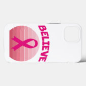 Geloof roze lintretrob Case-Mate iPhone case (Achterkant (horizontaal))