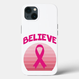 Geloof roze lintretrob Case-Mate iPhone case
