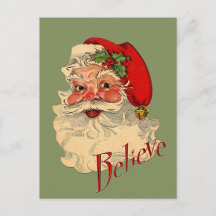 Geloof Santa Feestdagenkaart