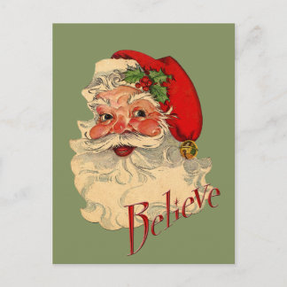 Geloof Santa Feestdagenkaart