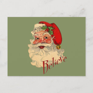 Geloof Santa Feestdagenkaart